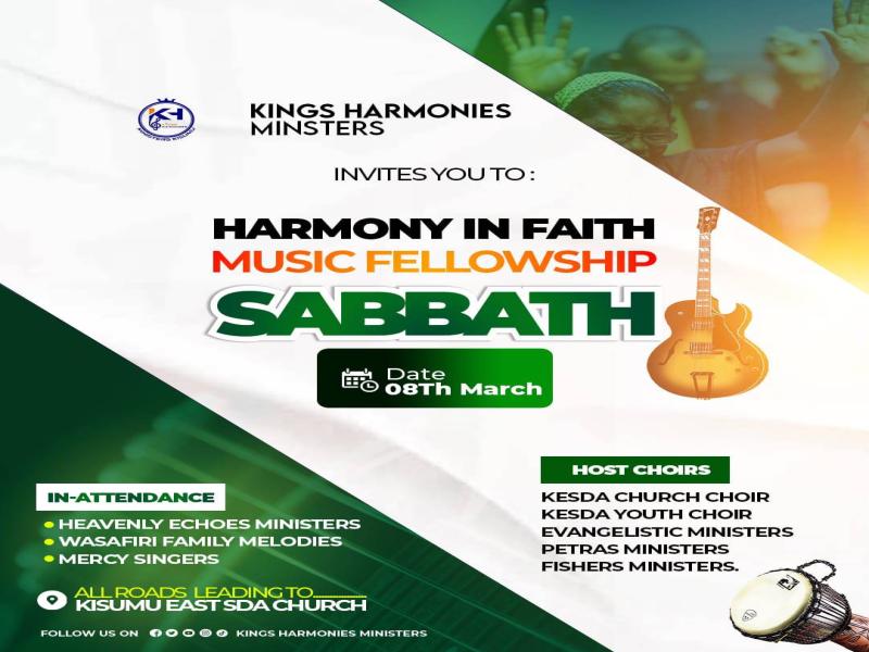 Harmony in Faith Music Fellowship – A Worshipful Sabbath Experience!